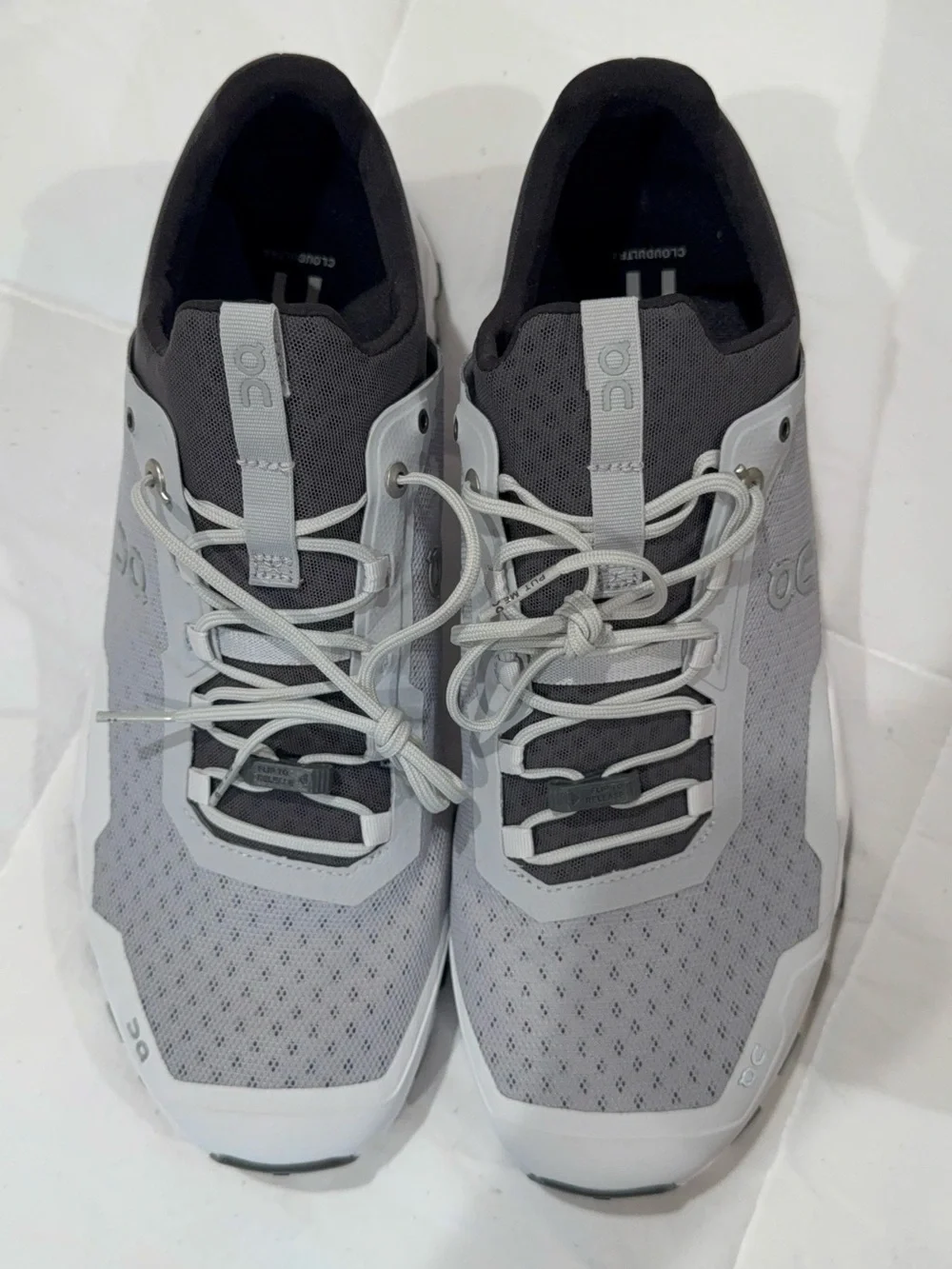 On Running Men's Cloudultra Athletic Shoes - Gray and White - Picture 3 of 4